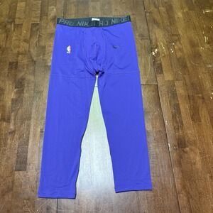 Nike Pro‎ NBA Compression Tights 2XL-Tall AA0751-504 Mens Purple Basketball